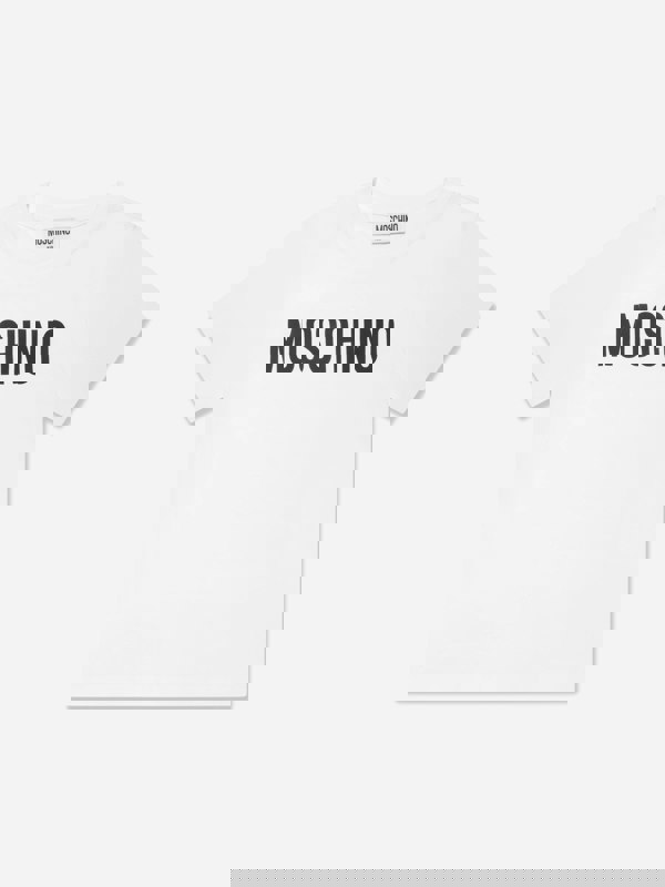 Moschino Kids Logo T-Shirt in White