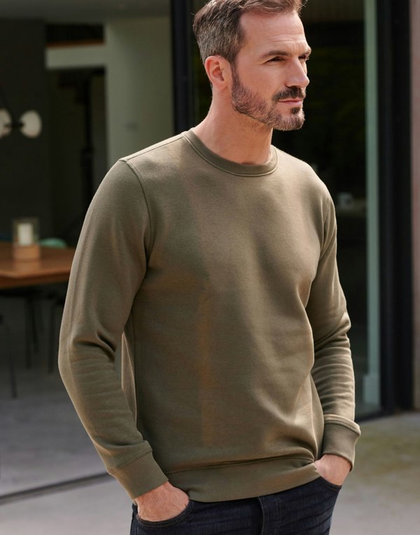 Men's Laid-Back Sweatshirt – Khaki - British Boxers