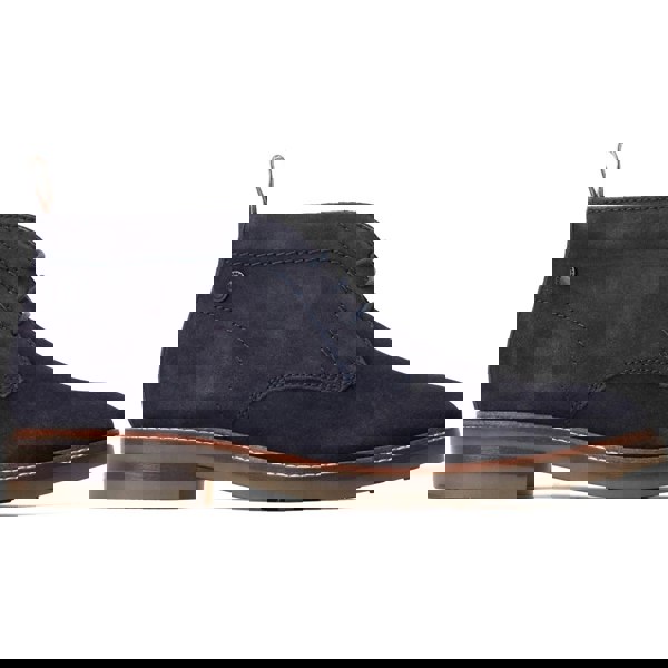 Base London Knebworth Leather Men's Navy Boots