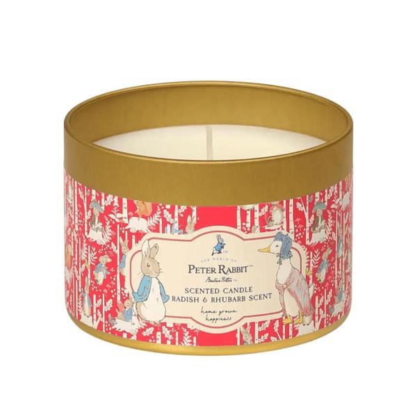 Peter Rabbit Candle Peter Rabbit Radish & Rhubarb Tin Candle