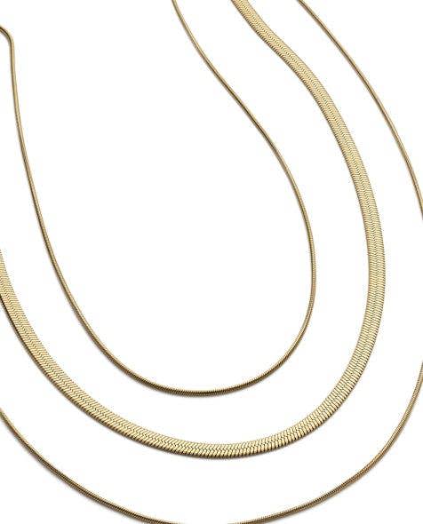 Dainty 14K Gold Chain Choker Necklace - Necklaces - Elk & Bloom