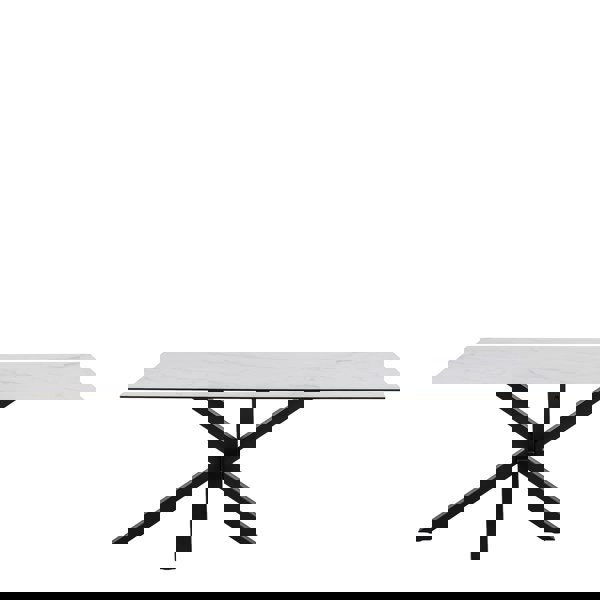 Furniture To Go Heaven Dining Table with Ceramic White Top