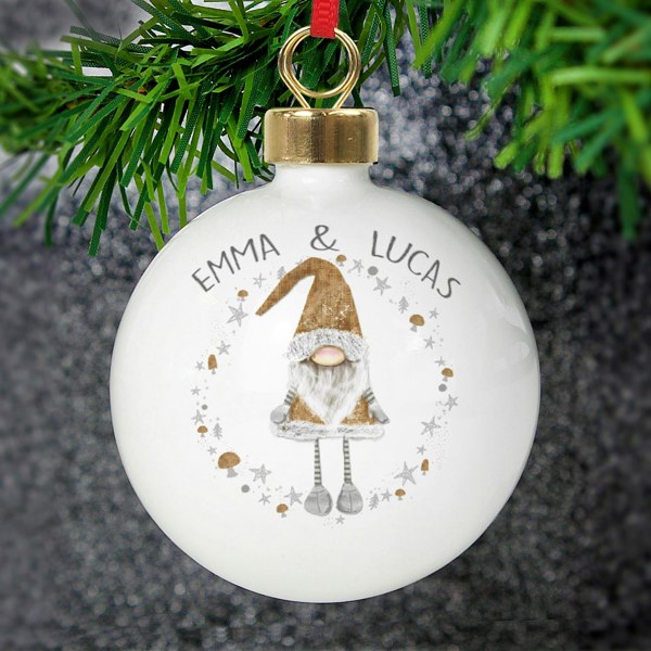 Personalised Memento Company Personalised Christmas Gonk Bauble