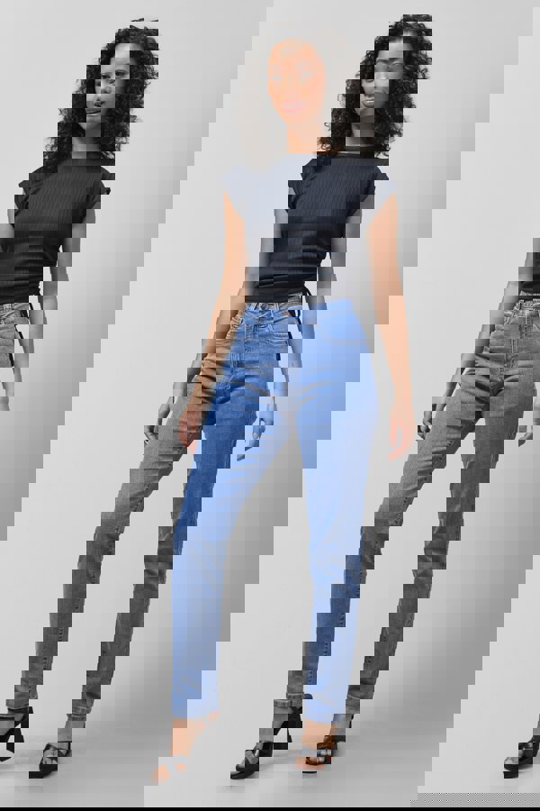 Enorsia Authentic High Waist Boyfriend Jeans