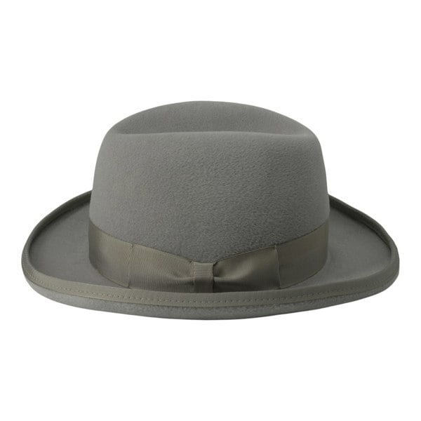 Gamble & Gunn Luxury Grey Fur Felt Homburg