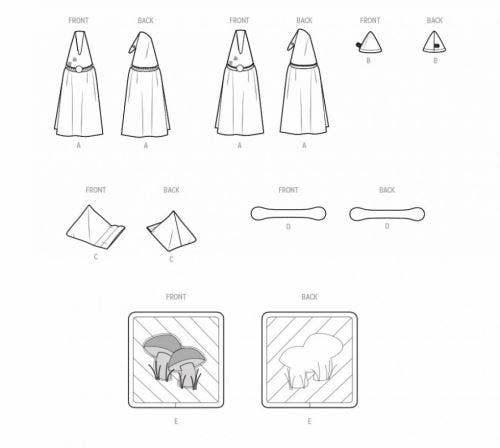 Simplicity Sewing Pattern 9878, Accessories OS (One Size) - Easy