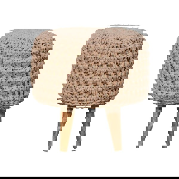 Artisan Furniture Keeva Beige Oblong Footstool