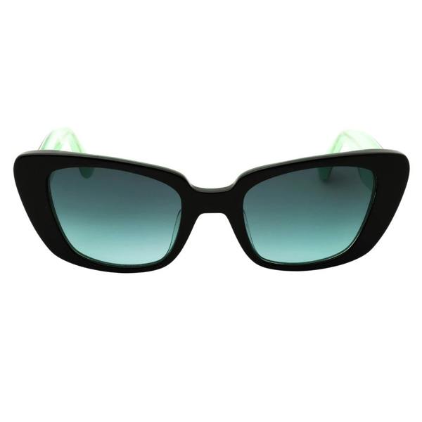 Kate Spade FABIA/S 07ZJ IB BLACK GREEN/GREY GREEN Sunglasses Women One Size