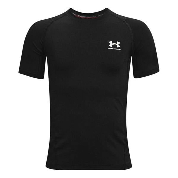 Under Armour Boys HeatGear Short-Sleeved T-Shirt - Black - 