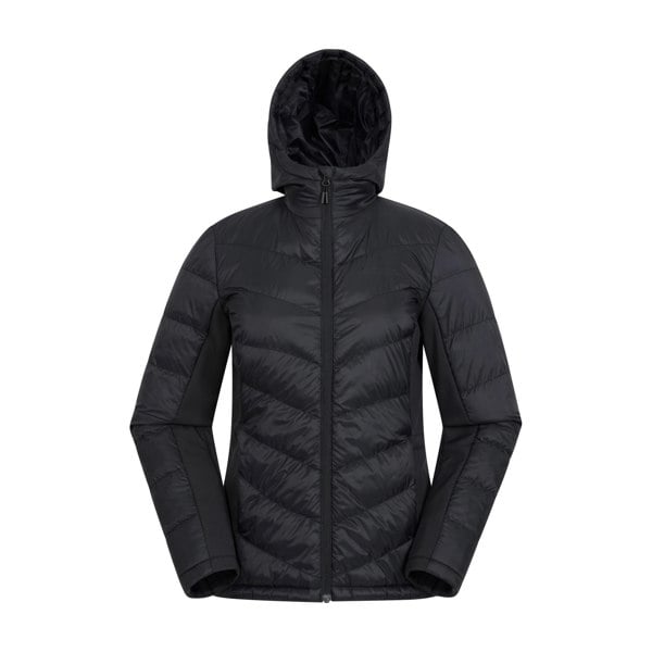 Mountain Warehouse Womens/Ladies Turbine Padded Soft Shell Jacket - Jet Black