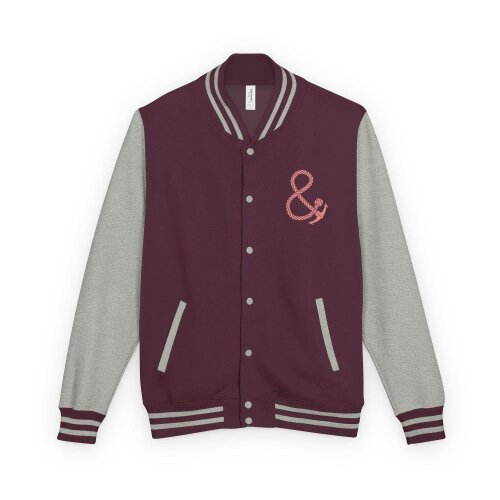 Anchor & Crew Court Etiquette Tennis Club League Cotton Varsity Letterman Jacket