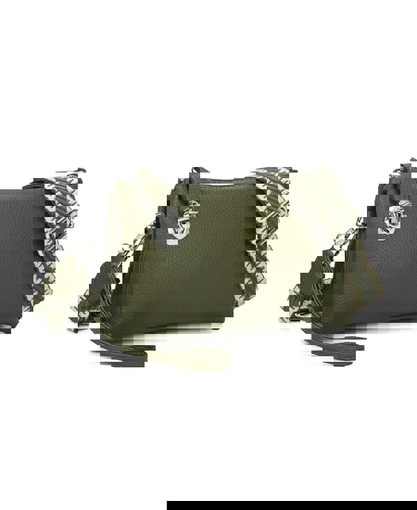 Kitise Wide Pattern Strap Crossbody Handbag Shoulder Purse