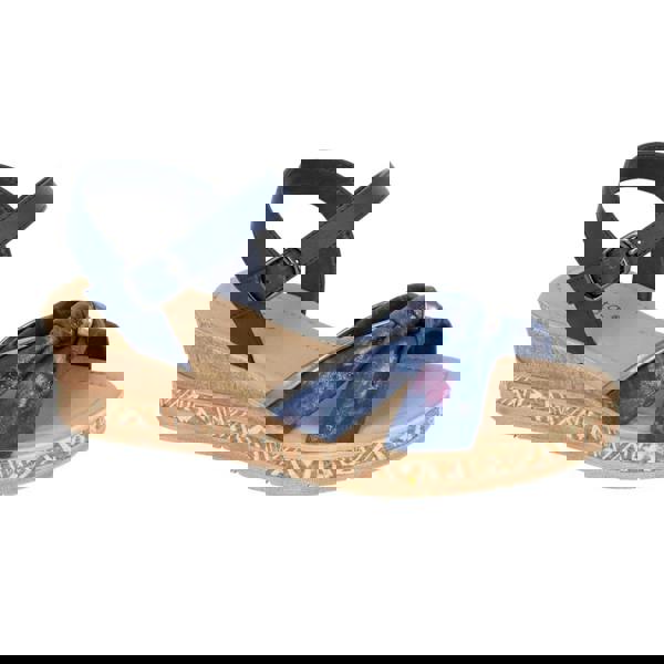 Cipriata Womens/Ladies Sarina Metallic Sandals - Navy