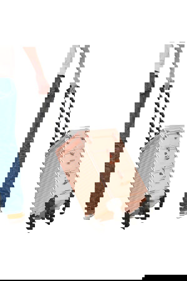 Living and Home 3 in 1 Portable Cosmetic Makeup Case Manicure Case