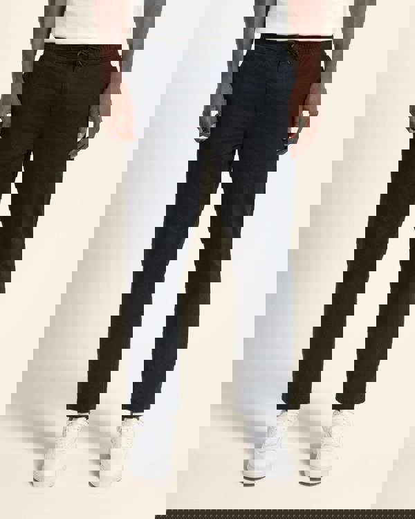 Larsson & Co Drawstring Waist Regular Fit Chino Trouser