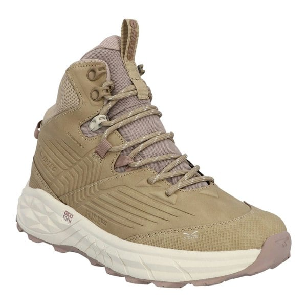 Hi-Tec Fuse Trek Mid Polyester Women's Taupe/Whitecap Grey/Warm Taupe Hiking Boots