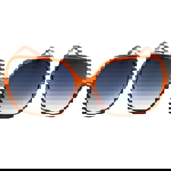 Guess Gradient Blue Lens Light Brown Sunglasses