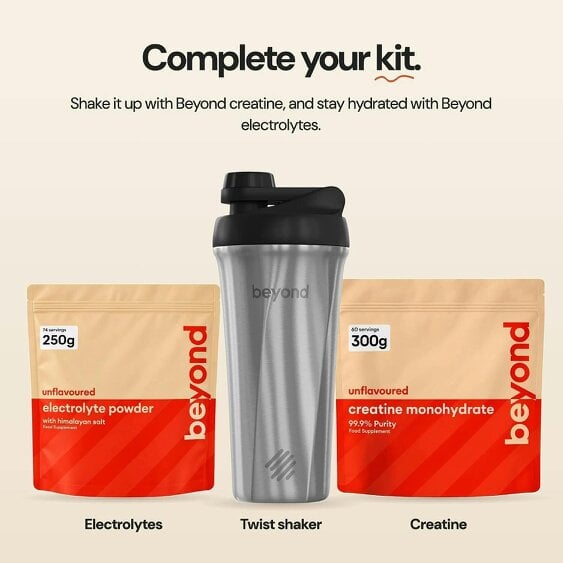 Beyond Shakers Brushed Steel & Black Twist