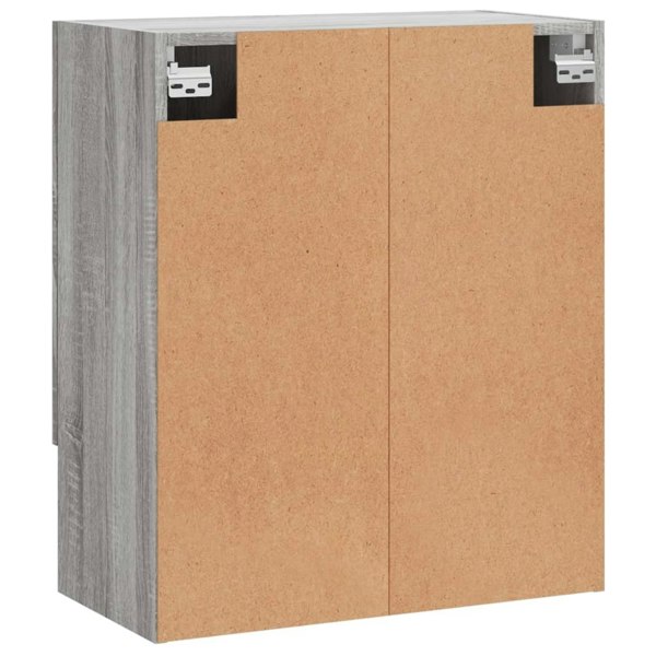 Berkfield Wall Cabinet Grey Sonoma 60x31x70 cm Engineered Wood