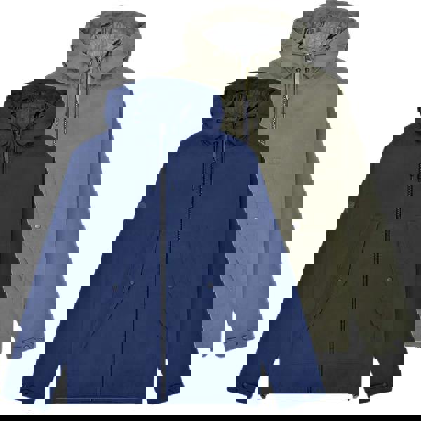 Lambretta Riley Mens Hooded Lightweight MOD SKA Coat Jacket