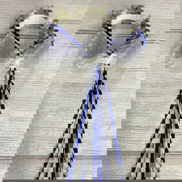 Rear ribbon bun ribbon on bun ring