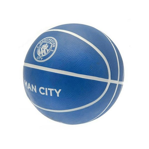 Manchester City FC Crest Basketball - Blue/White