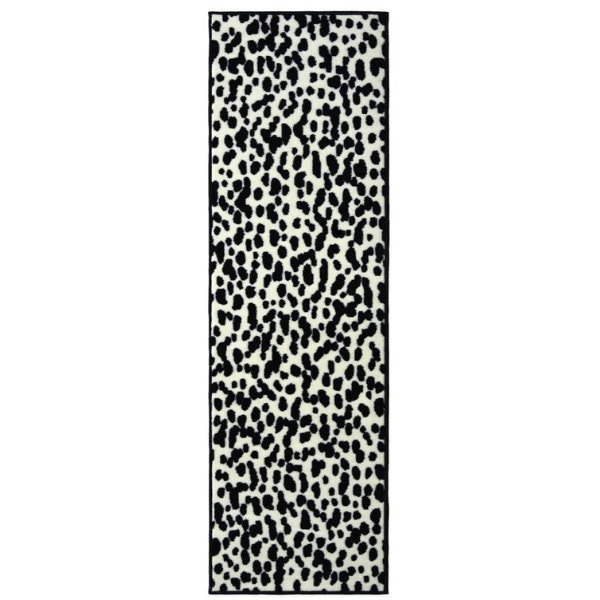 Dalmation Design Area Rug in Black and White – The Rugs