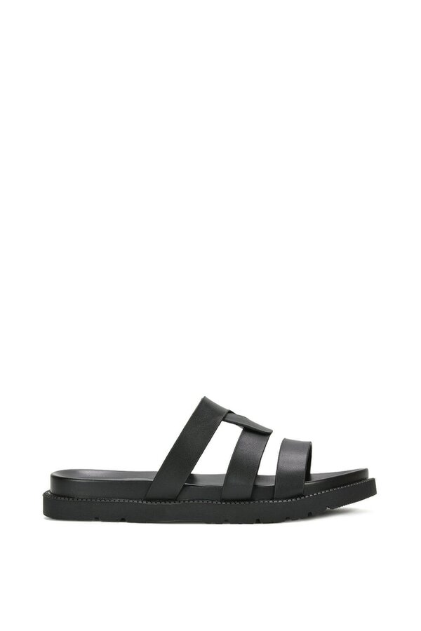 XY LONDON Flat Slider Sandals With Comfortable Footbed