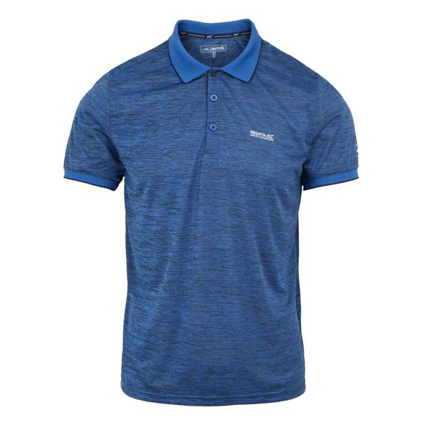 Regatta Mens Remex II Jersey Polo Shirt - Olympian Blue