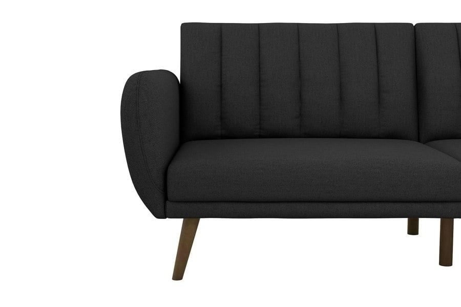 Dorel Home Brittany Sofa Bed in Dark Grey Fabric