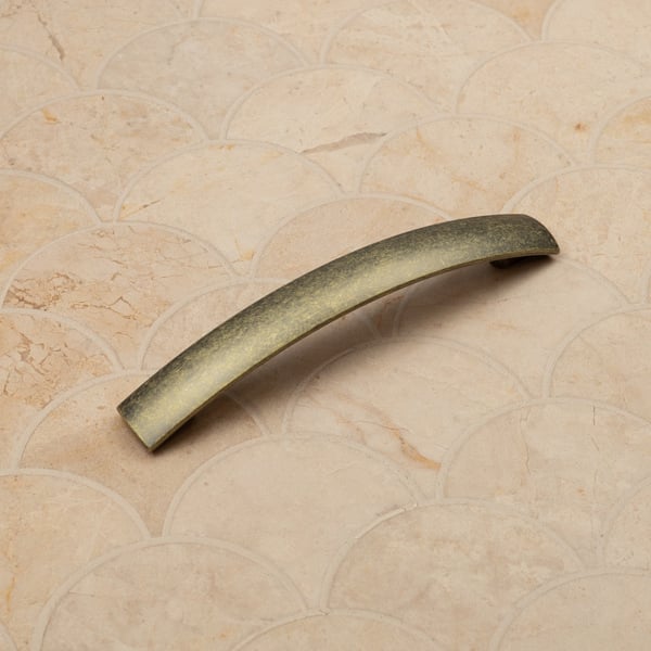 Handle & Home Antique Brass Bow Cabinet Handle