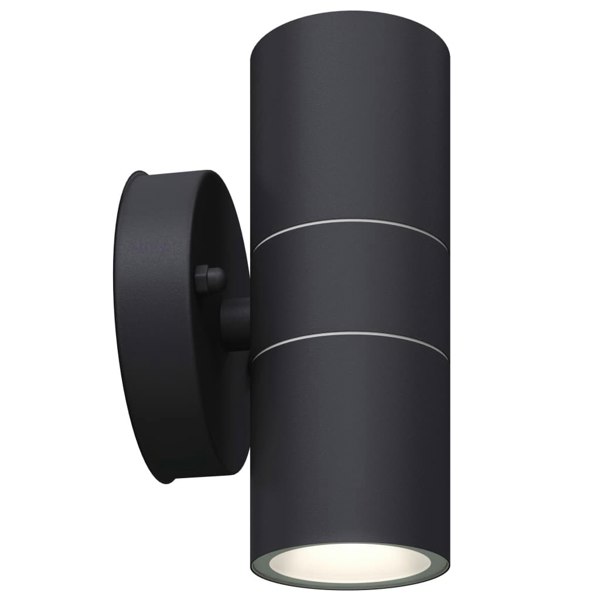 Berkfield Outdoor LED Wall Lights 2 pcs Stainless Steel Up/Downwards