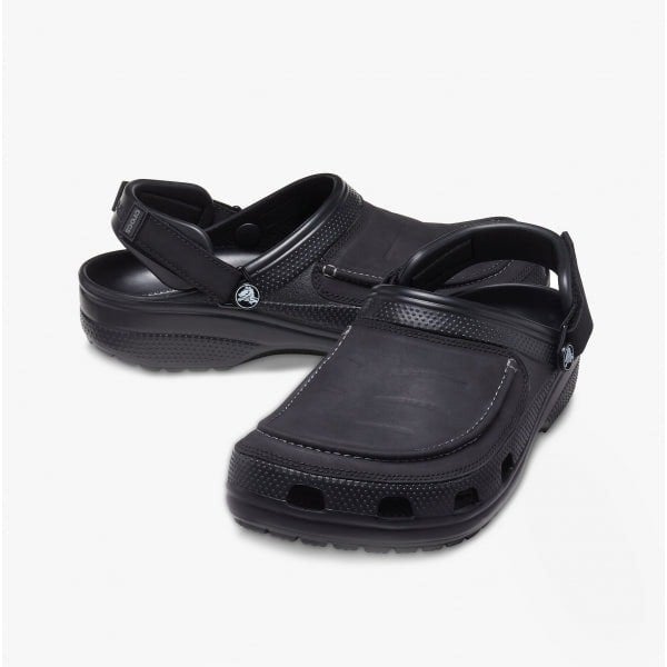 Crocs 207142-001 YUKON VISTA II Mens Clogs Black