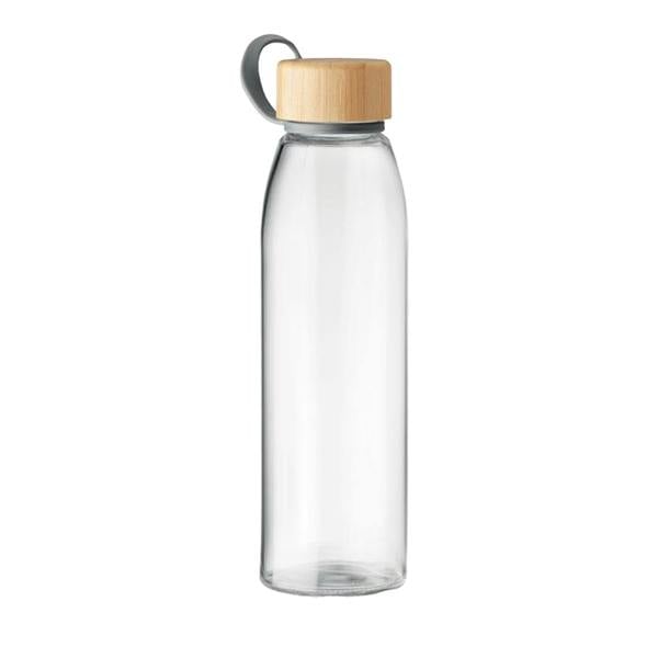 MidOcean Fjord Bamboo 500ml Water Bottle - Transparent - 