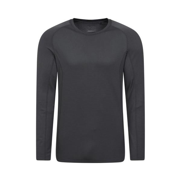 Mountain Warehouse Mens Vermont Base Layer Top - Grey - 