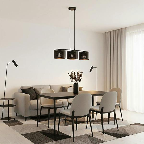 Emibig LUX Pendant Lamp 3 x E27 Black