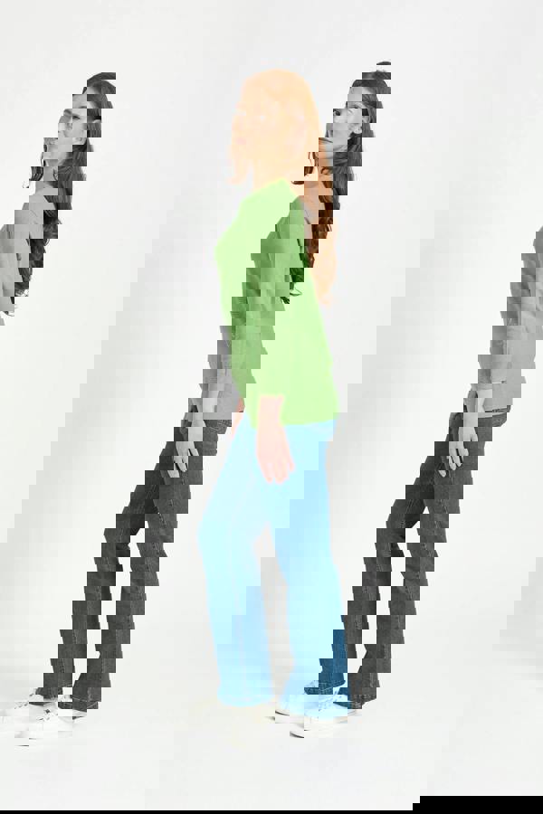 Mudflower Floral Sequin Embellished Knitted Jumper