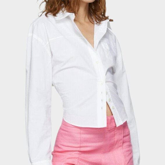 Jacquemus La Chemise Aqua White