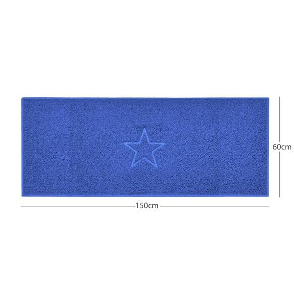nicoman blue spaghetti indoor mat, multi colour options, free delivery, uk made