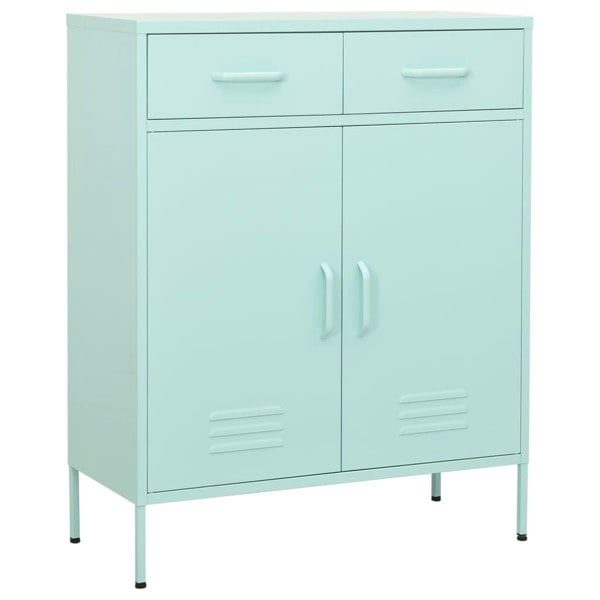 Berkfield Storage Cabinet Mint 80x35x101.5 cm Steel