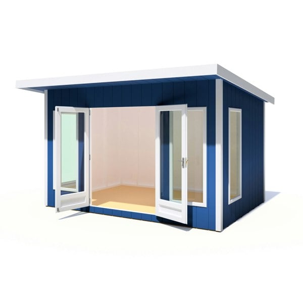 12x8 insulated Garden Studio Office Pent Roof - Best Shed