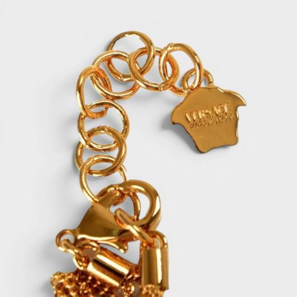 Versace Medusa Head Bracelet Gold Tone