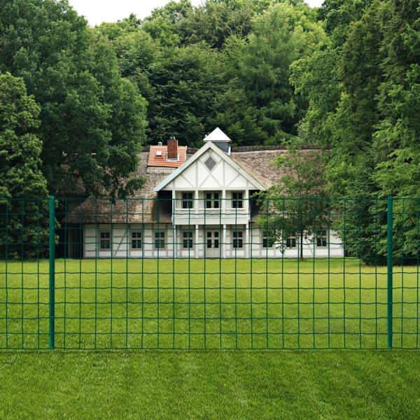 Berkfield Euro Fence Steel 20x1 m Green
