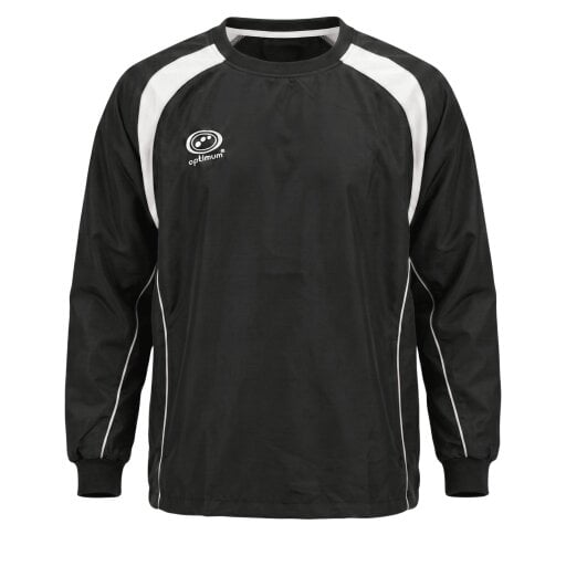 Optimum Blitz Windbreaker | Windproof, Waterproof, Cuffed Wrists - Black / White