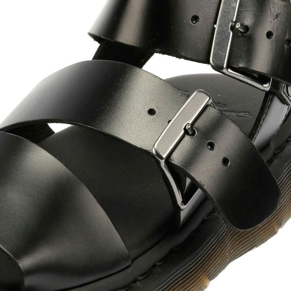 Dr. Martens Gryphon Brando Leather Women's Black Sandals