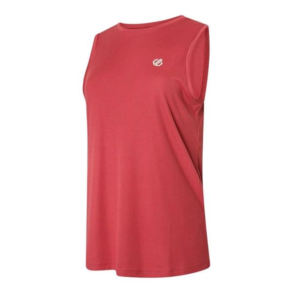 Dare 2B Womens/Ladies Ribbed Relaxed Fit Vest Top - Earth Rose - 