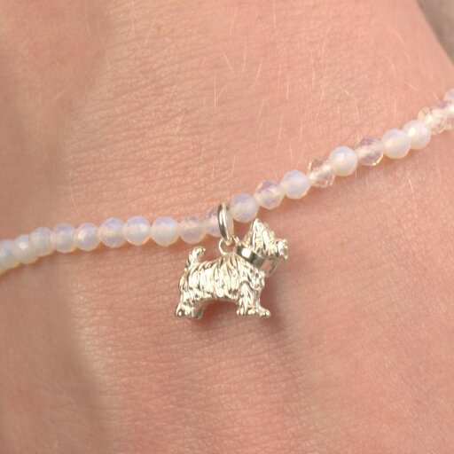 Mylee London Westie Crystal Bracelet - Personalised