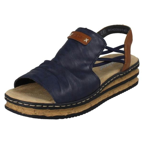 Rieker Ladies Rieker Wedge Sandal 62962