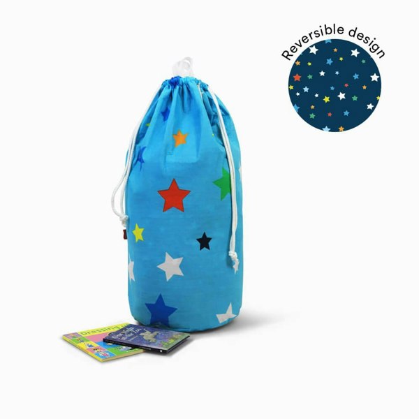 Multi Stars Toy Storage Bag Toy Bag - Happy Linen Company