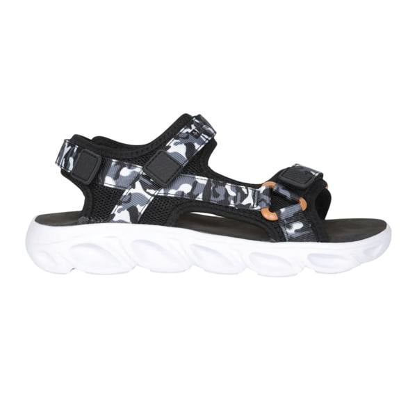 Mountain Warehouse Childrens/Kids Ripple Camo Lightweight Adjustable Outdoor Sandals - Black - 